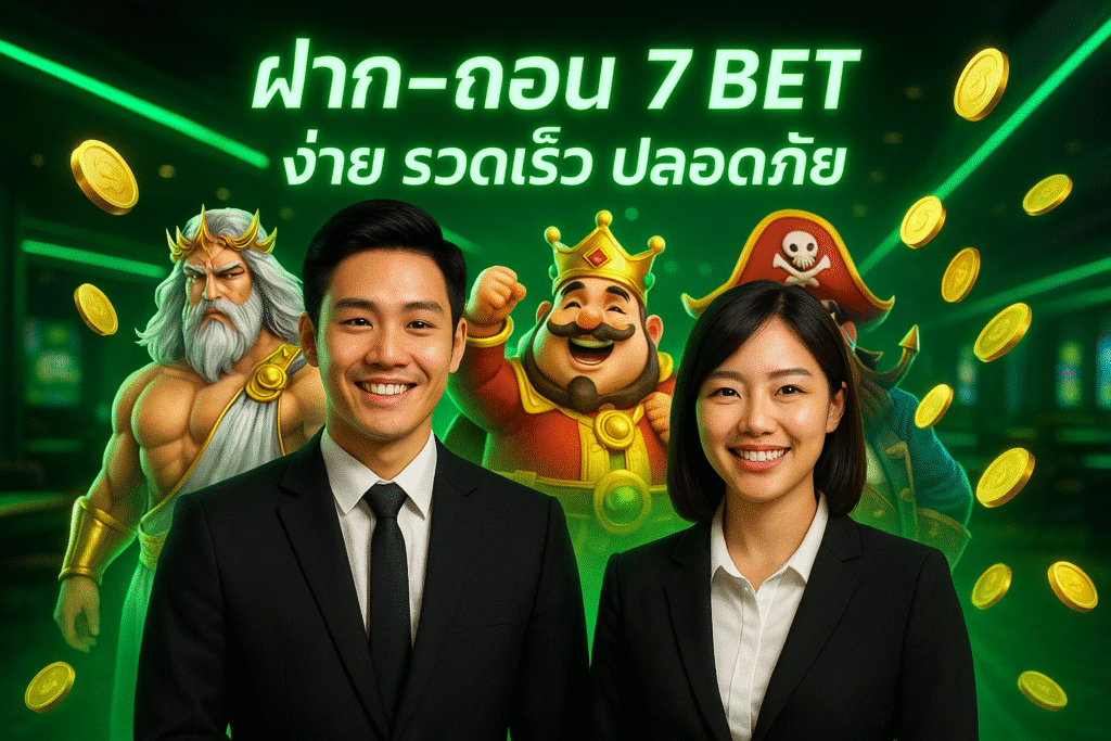 ฝาก-ถอน 7 BET ง่าย รวดเร็ว ปลอดภัย