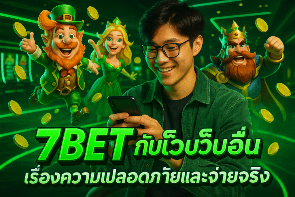 7 BET กับเว็บอื่น เรื่องความปลอดภัยและจ่ายจริง